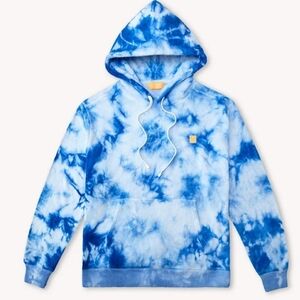 Absorb Island Poolside Hoodie Blue Ripple M/L NWT
